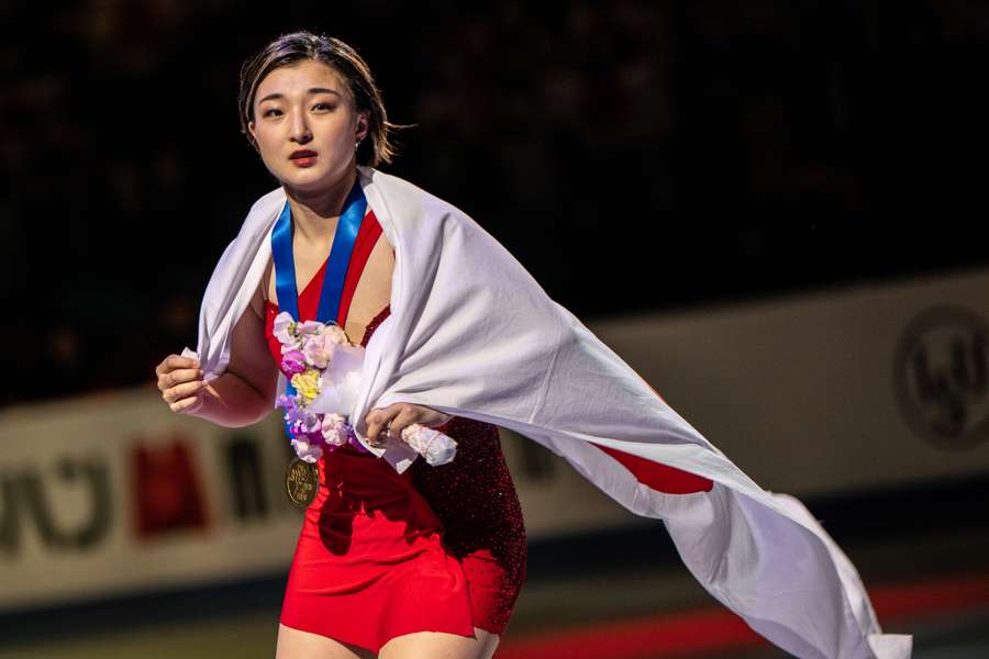 Gold medallist Japan's Kaori Sakamoto