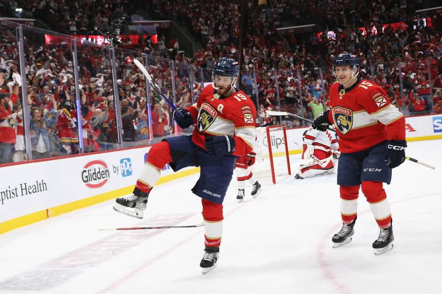 Matthew Tkachuk's last-gasp goal fired the Florida Panthers into the Stanley Cup final with a 4-3 win over the Carolina Hurricanes