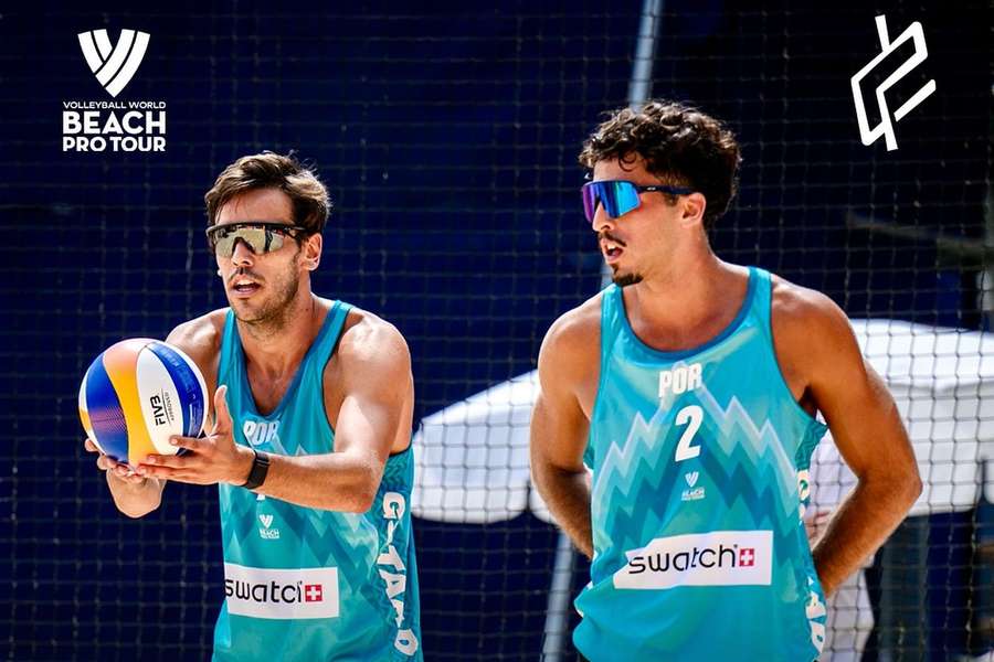 Voleibol de praia: Dupla Pedrosa e Campos nos oitavos do Challenge de Baden