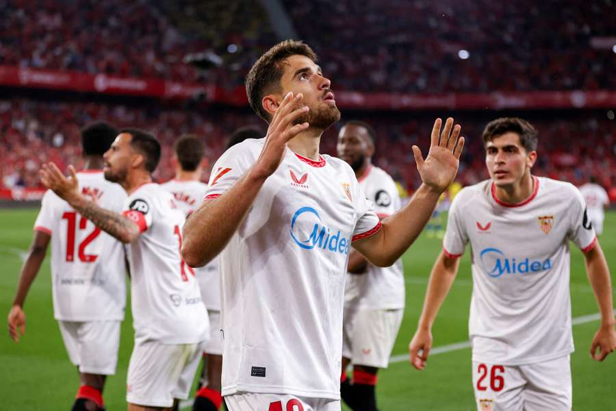 García Pascual celebra el gol contra Las Palmas.