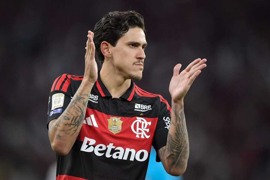 Ao lado de Viveros, Pedro atinge marca pouco frequente entre os goleadores do Brasileiro