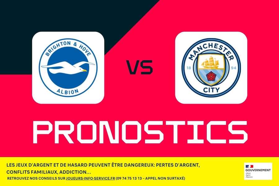 Brighton v Man City : Les pronostics, les meilleurs paris et les cotes (Premier League) Brighton v Man City : Les pronostics, les meilleurs paris et les cotes (Premier League)
