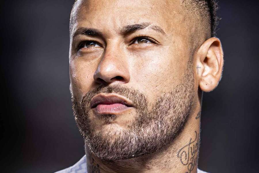 Neymar, jugador del Santos
