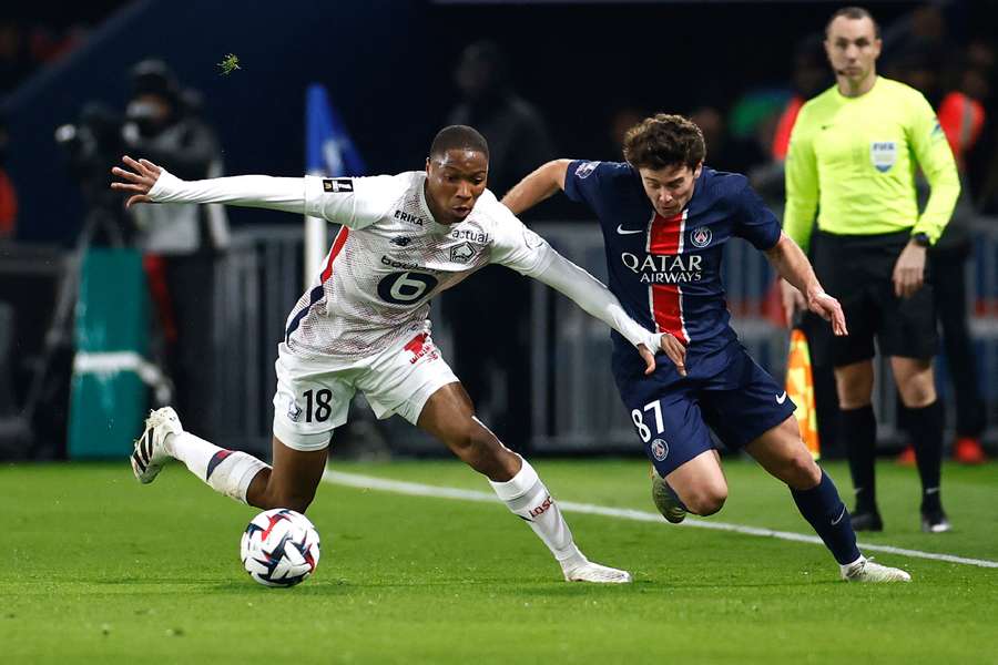Bafode Diakite in action for Lille last season