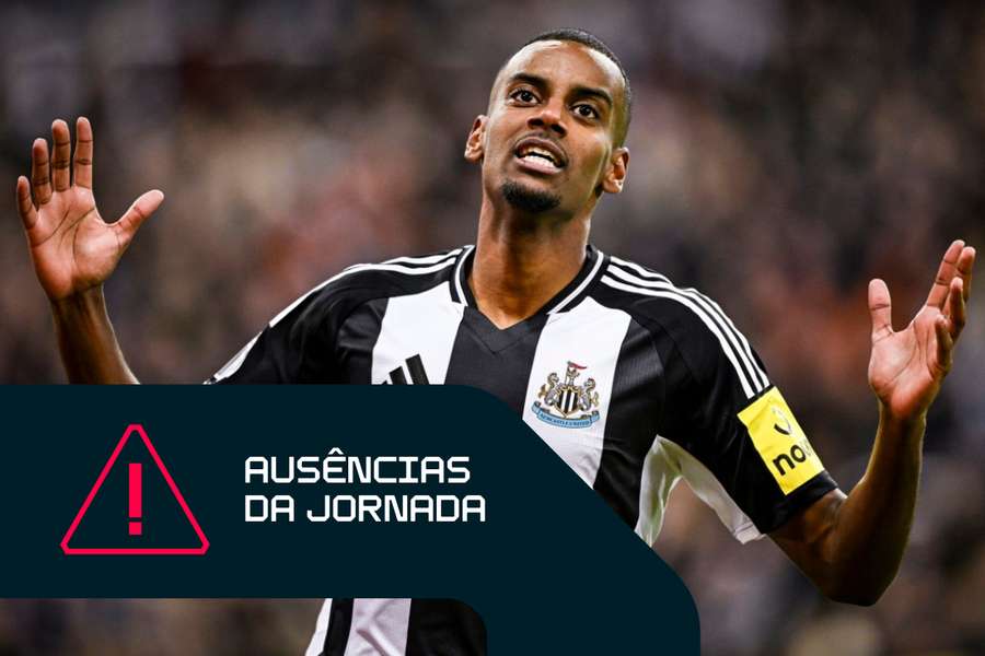 Alexander Isak pode ser baixa importante no Newcastle