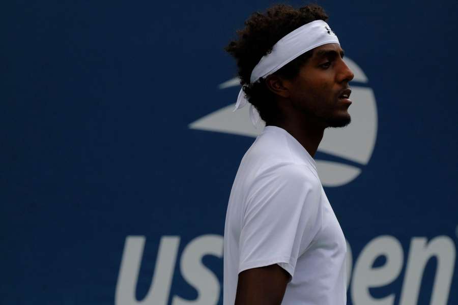Ymer during his first qualifying round win over Roncadelli Ymer during his first qualifying round win over Roncadelli