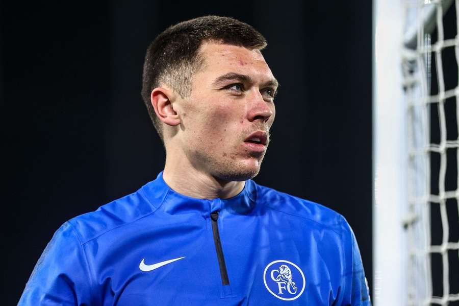 Chelsea goalkeeper Gabriel Slonina. Chelsea goalkeeper Gabriel Slonina.