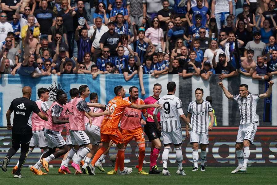 Juventus jubelt in Bergamo