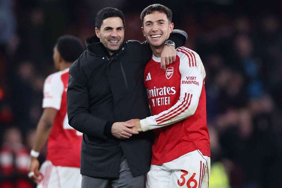 Mikel Arteta's Arsenal claimed a huge win in the Premier League on Tuesday. Mikel Arteta's Arsenal claimed a huge win in the Premier League on Tuesday.