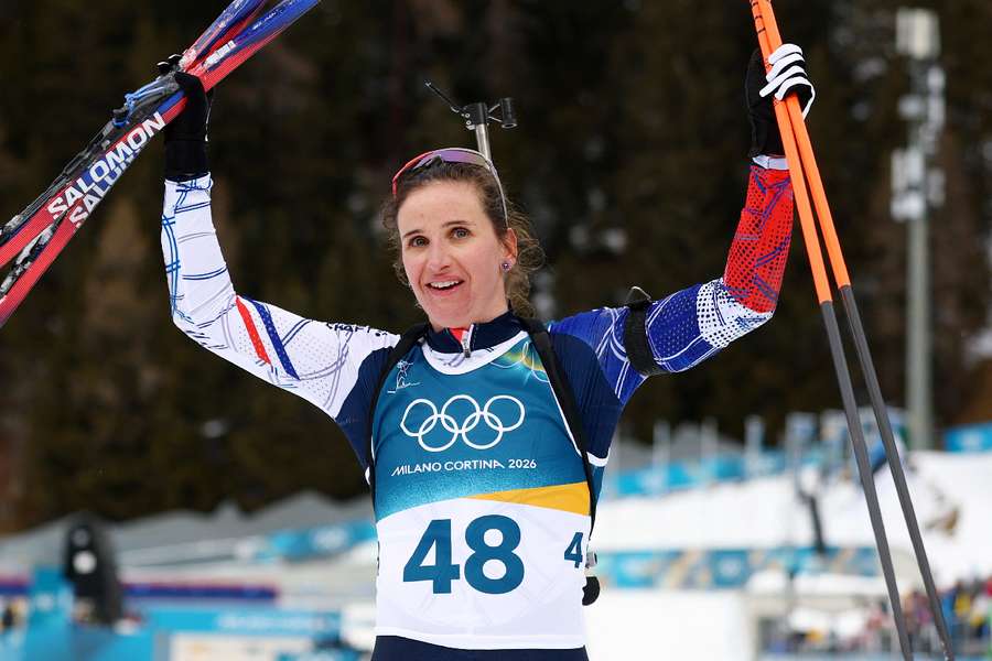 France's Julia Simon won the women's 15km individual biathlon race at the ⁠Winter Games on Wednesday