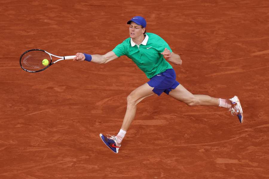 Jannick Sinner lors de la finale de Roland Garros 2025 Jannick Sinner lors de la finale de Roland Garros 2025