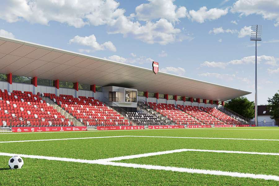 Pogoń Grodzisk dopiero awansowała, a już chwali się planami nowego stadionu