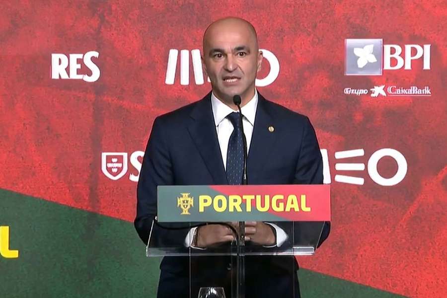 Roberto Martínez prepara primeira convocatória de Portugal