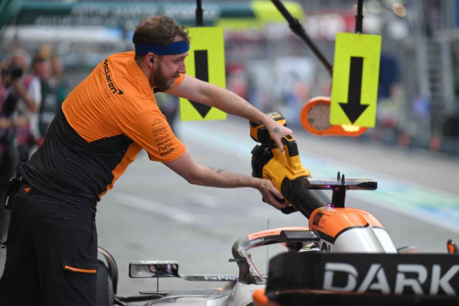 The legality of McLaren's rear wing has been questioned by other teams