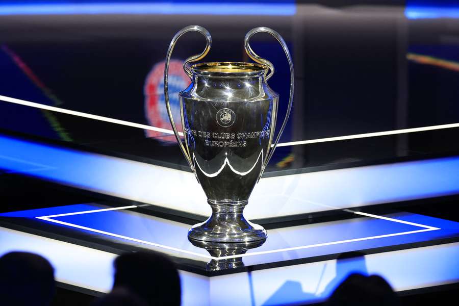 The UEFA Champions League trophy