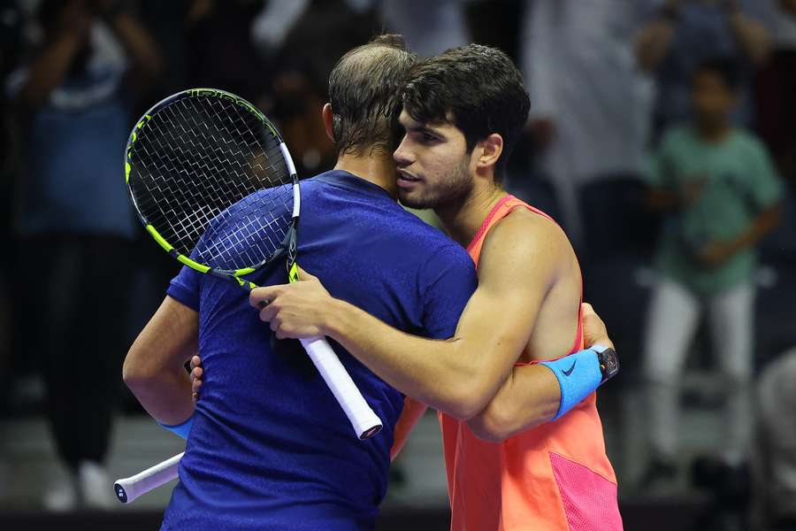 Nadal et Alcaraz à Ryad.