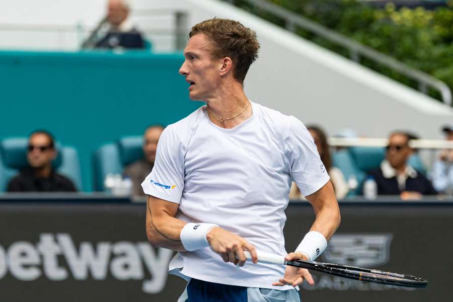 Lehečka během turnaje v Miami.