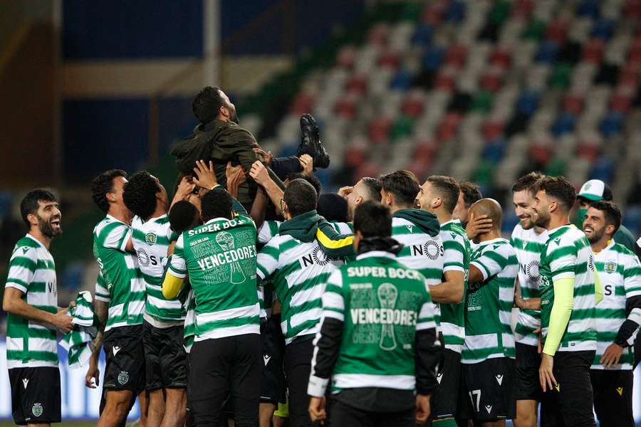 Amorim também conquistou a Taça da Liga no Sporting