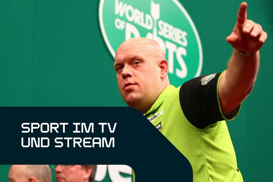 Sport live am Freitag: Michael van Gerwen ist heute bei den Players Championship Finals im Einsatz.