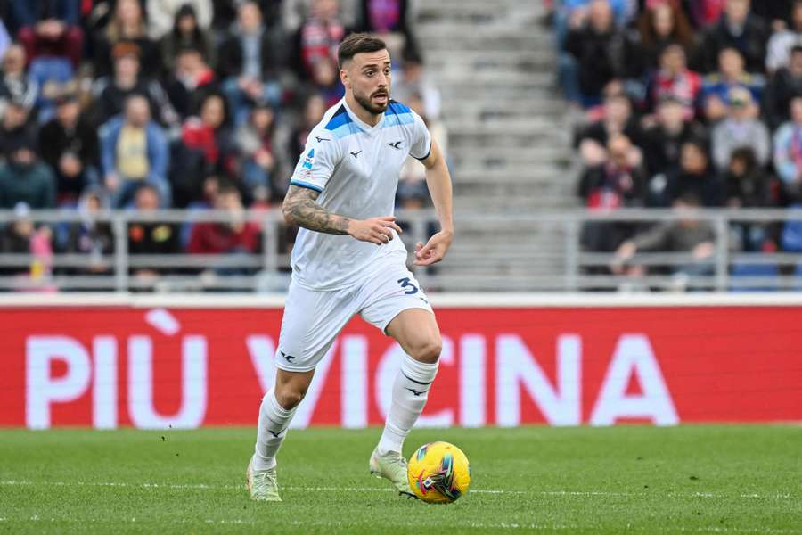 Mario Gila, con la Lazio