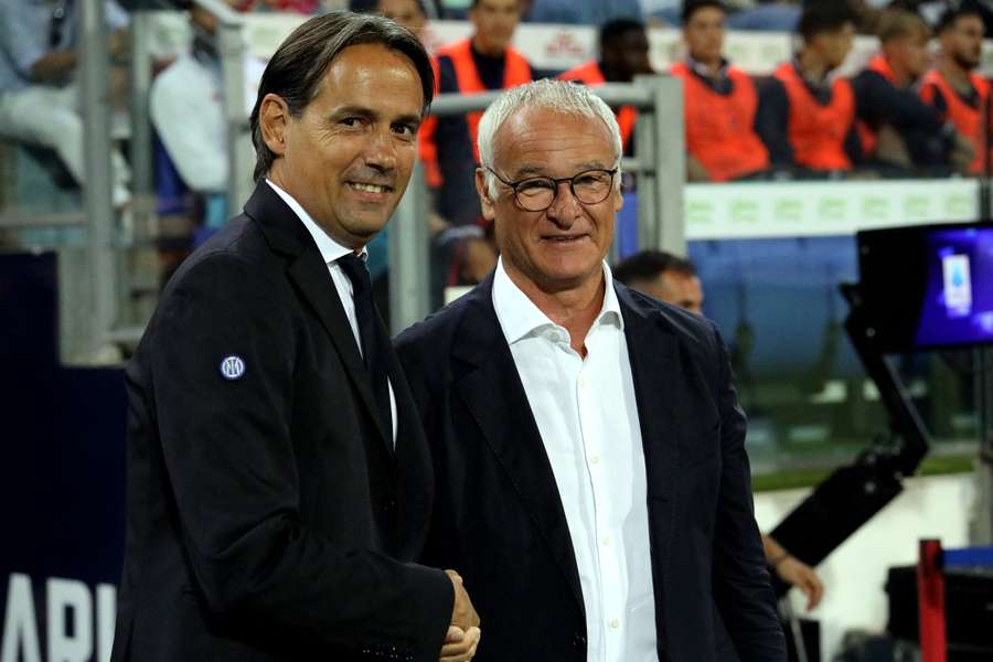 Simone Inzaghi e Claudio Ranieri