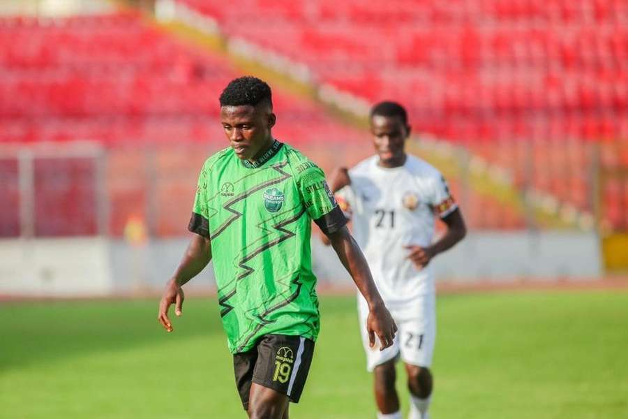 Abdul Issah, médio de 18 anos do Dreams FC