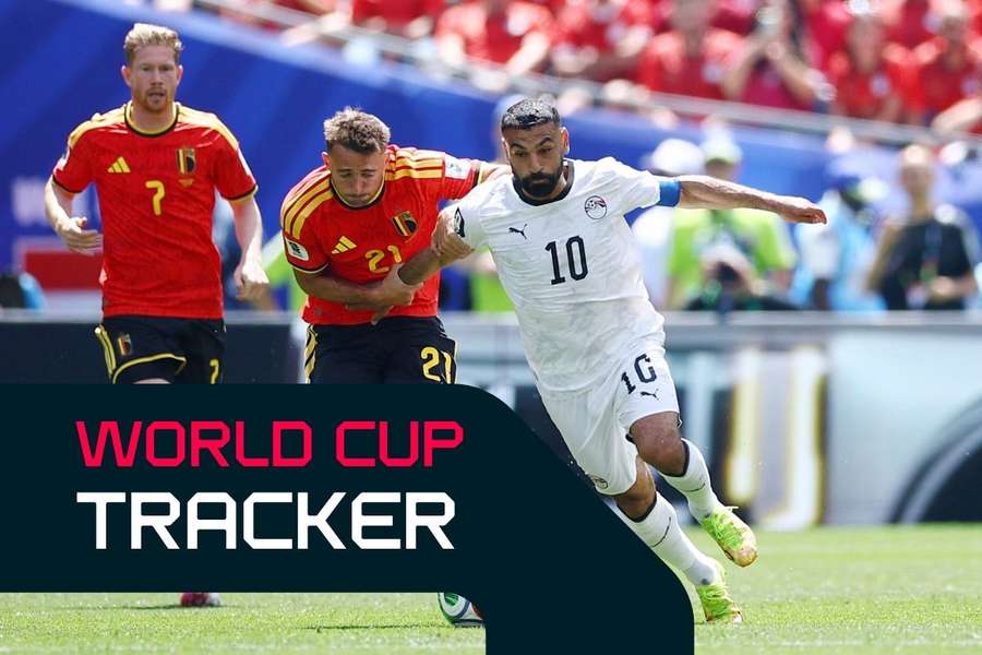 Egypt's Mohamed Salah in action with Belgium's Timothy Castagne and Kevin De Bruyne Egypt's Mohamed Salah in action with Belgium's Timothy Castagne and Kevin De Bruyne