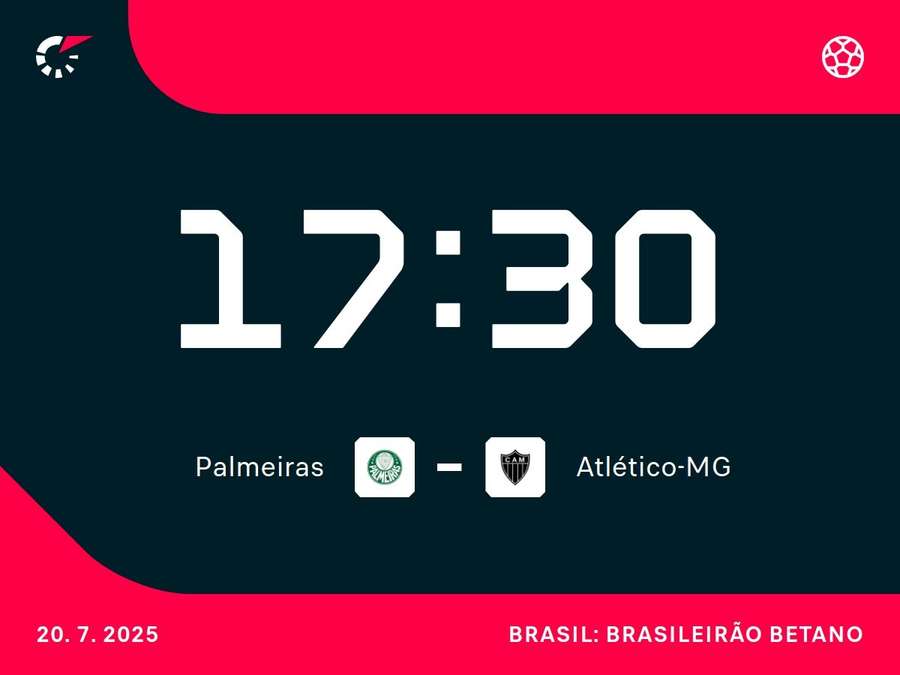 Palmeiras e Atlético-MG fazem um dos grandes jogos da rodada