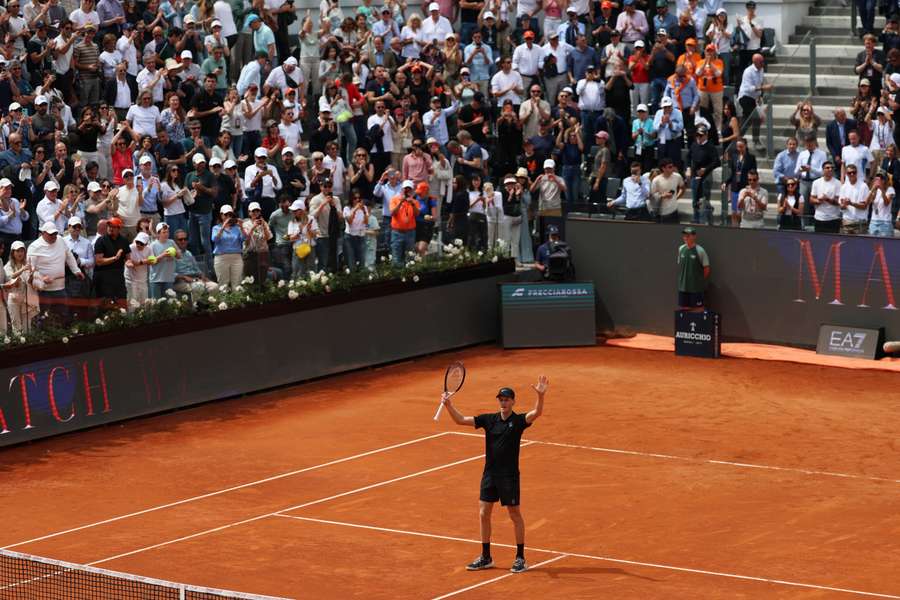 Jannik Sinner faz história em Roma Jannik Sinner faz história em Roma