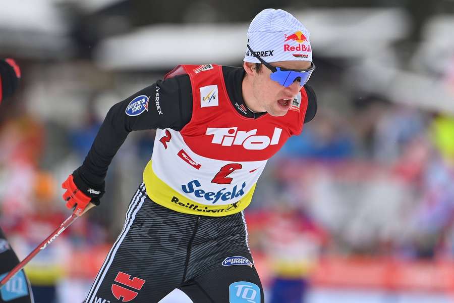 Vinzenz Geiger in Seefeld. Vinzenz Geiger in Seefeld.