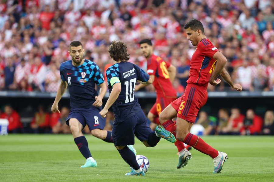 Spanien slog i 2023 Kroatien i finalen af Nations League efter en tæt kamp.