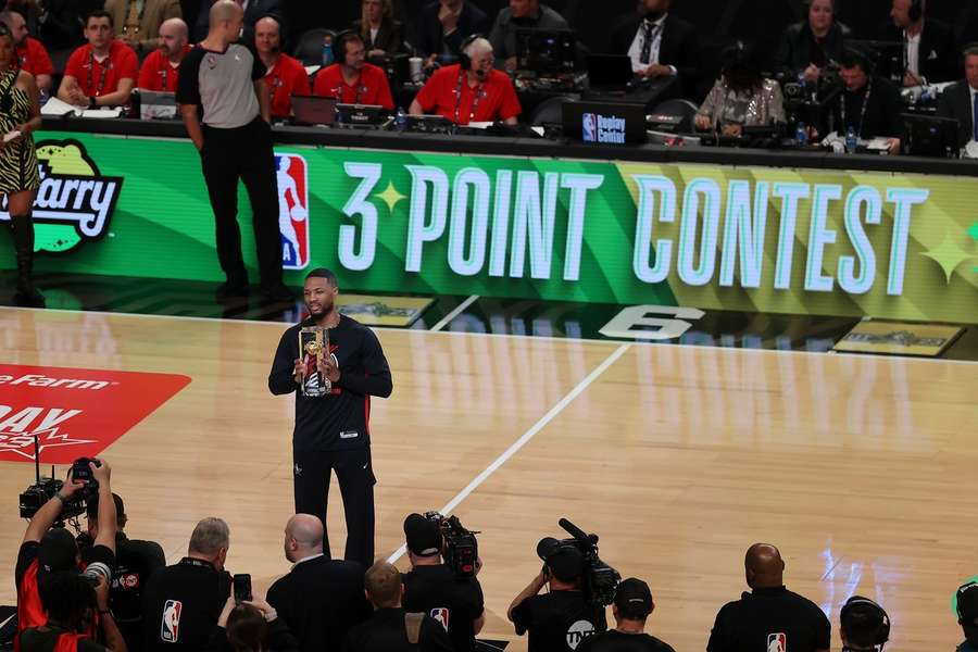 Lillard reigned victorious in the 3-point contest