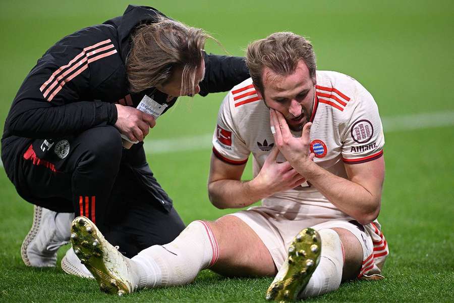 Kane n'a pas participé lundi après-midi au dernier entraînement du Bayern avant le barrage retour de la Ligue des champions contre le Celtic.