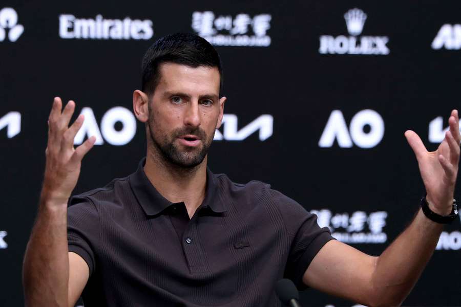 Djokovič na seba nechce vytvárať tlak.