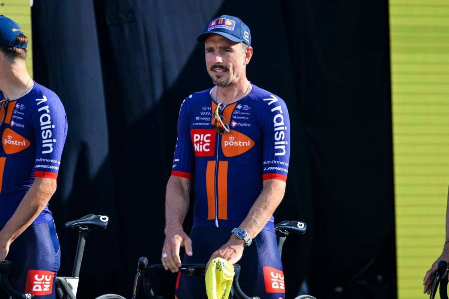 John Degenkolb bei der Teampräsentation am Donnerstag
