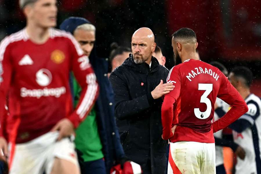 Ten Hag atravessa dificuldades no Manchester United