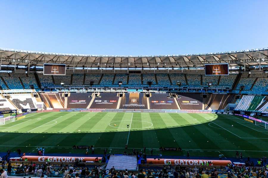 Maracanã durante a final da Libertadores de 2020