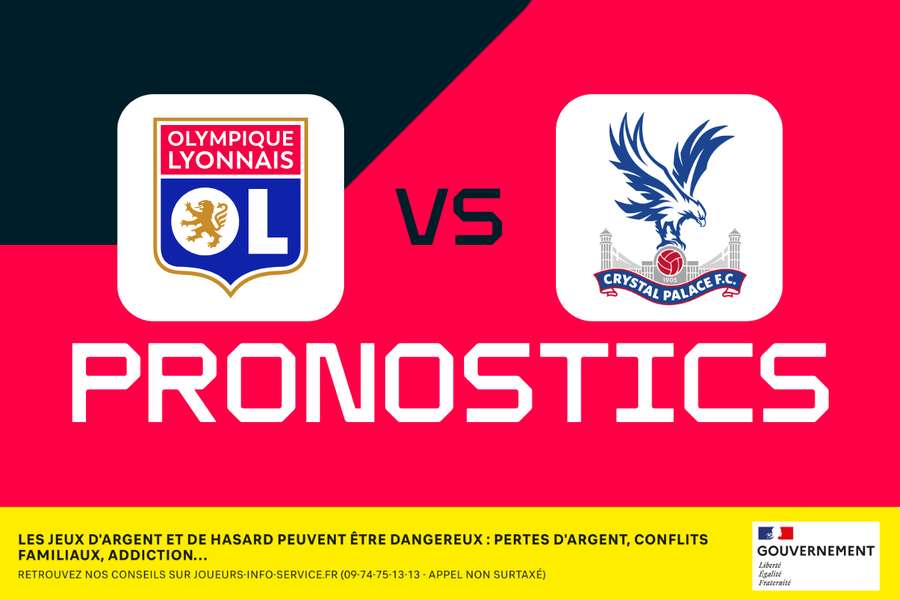 Lyon - Crystal Palace : pronostics, meilleurs paris et cotes (Ligue Europa) Lyon - Crystal Palace : pronostics, meilleurs paris et cotes (Ligue Europa)