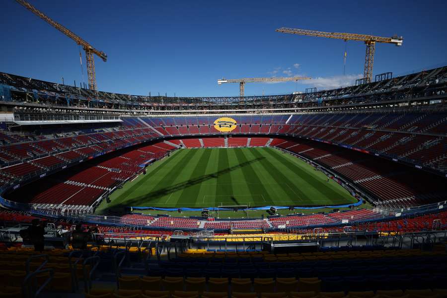 General view inside new look Camp Nou