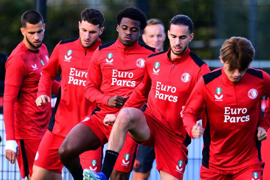 Ramiz Zerrouki op de training van afgelopen dinsdag