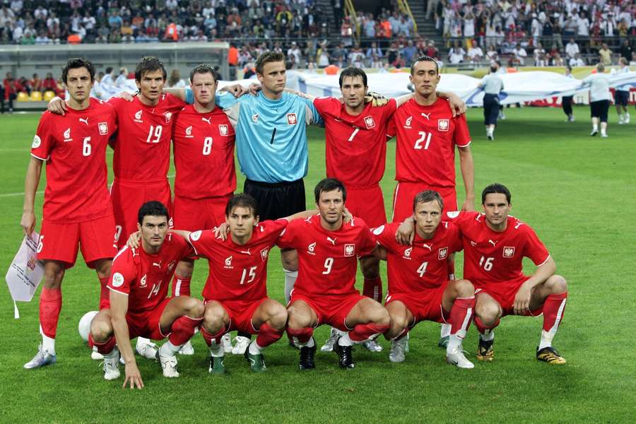 Skład Polaków na mecz z Niemcami w 2006 roku