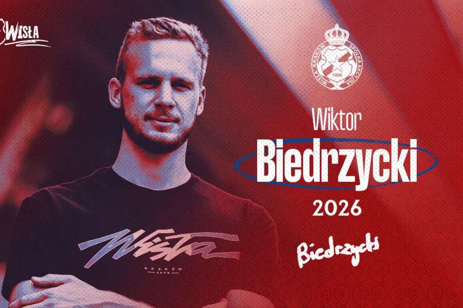 Wiktor Biedrzycki nowym obrońcą Wisły Kraków, kontrakt do 2026