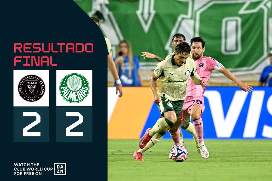 Palmeiras conseguiu arrancar empate