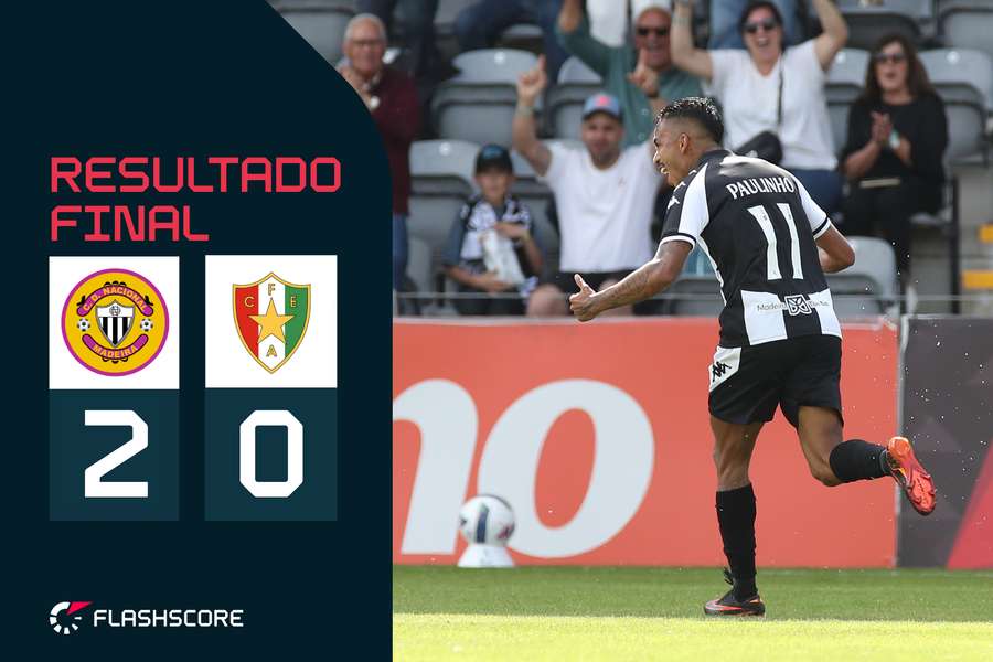 Paulinho Bóia garantiu o triunfo com um grande golo