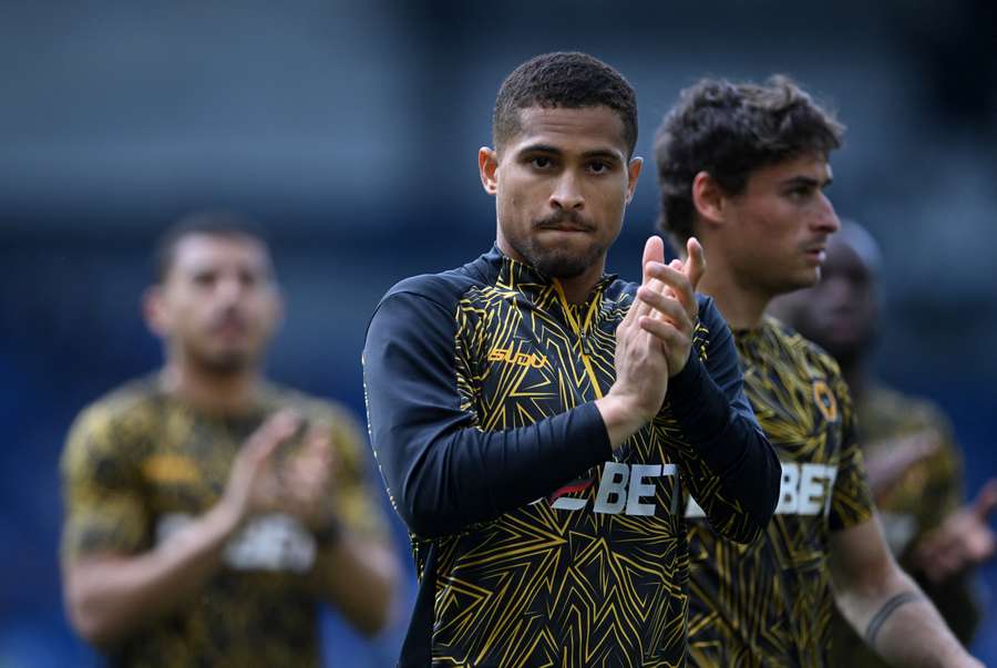 Wolves midfielder Joao Gomes clapping