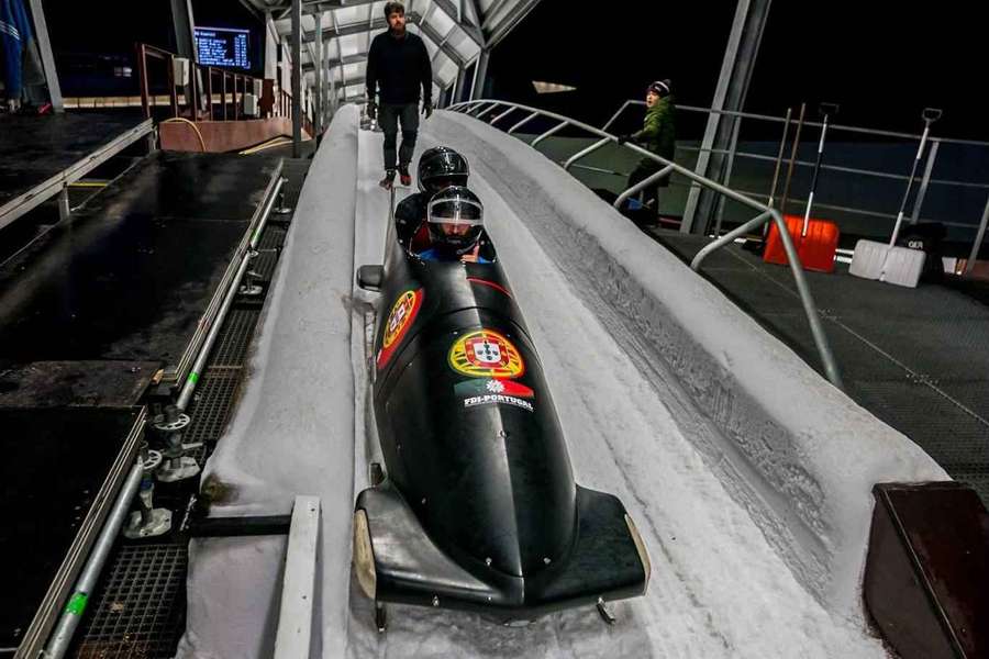 Equipa portuguesa de Bobsleigh