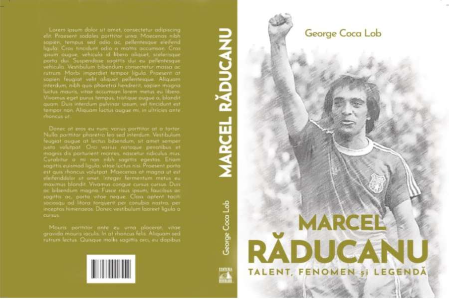 Coperta cartii Marcel Răducanu - talent, fenomen și legendă de George Coca Lob 