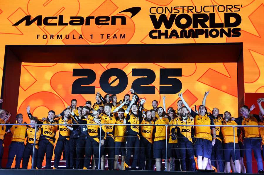 McLaren celebrate Constructors' title