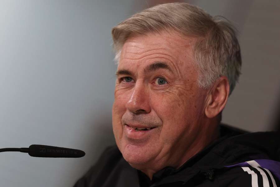 Ancelotti, at the press conference prior to the Clásico.