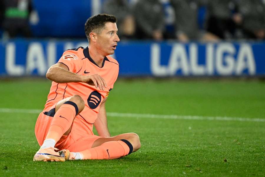 Lewandowski avec le Barça cette semaine.